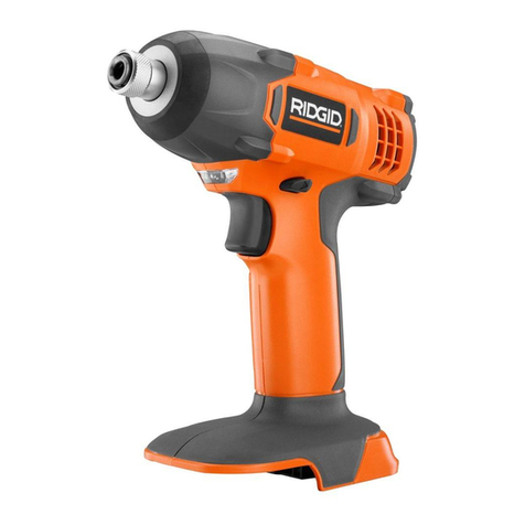 RIDGID R8823 User manual
