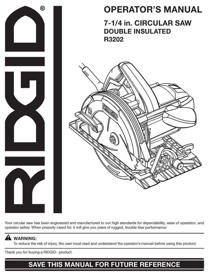 RIDGID R3202 User manual