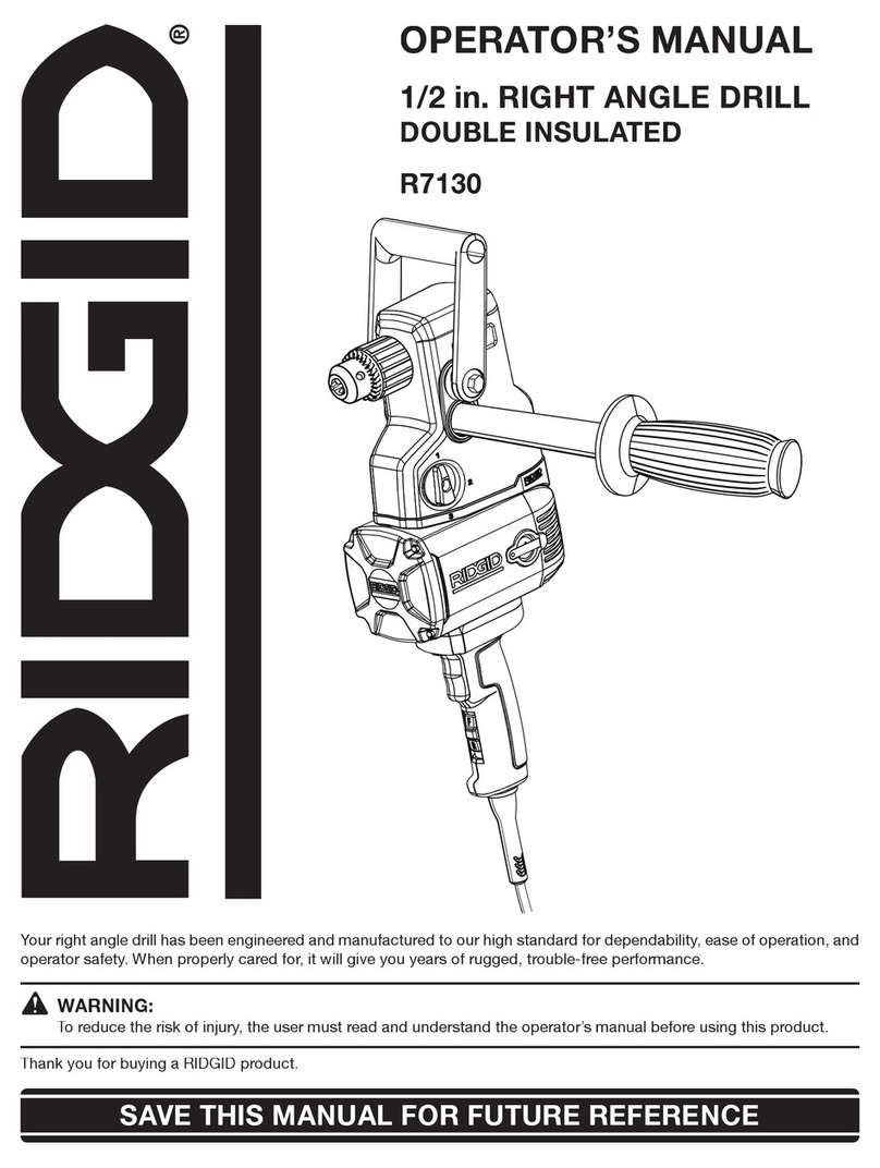 RIDGID R7130 Operator's manual