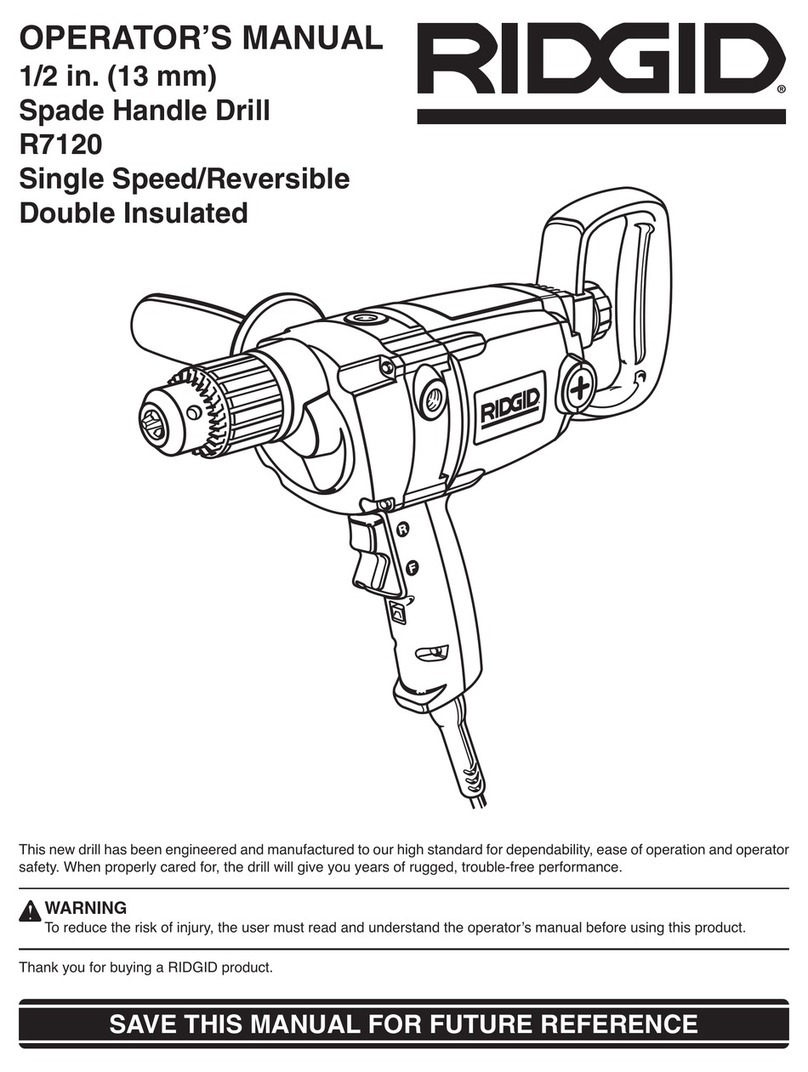 RIDGID R7120 User manual