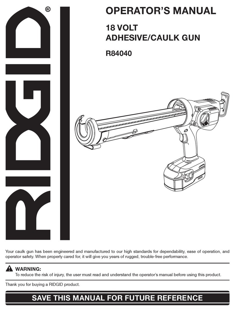 RIDGID R84040 User manual