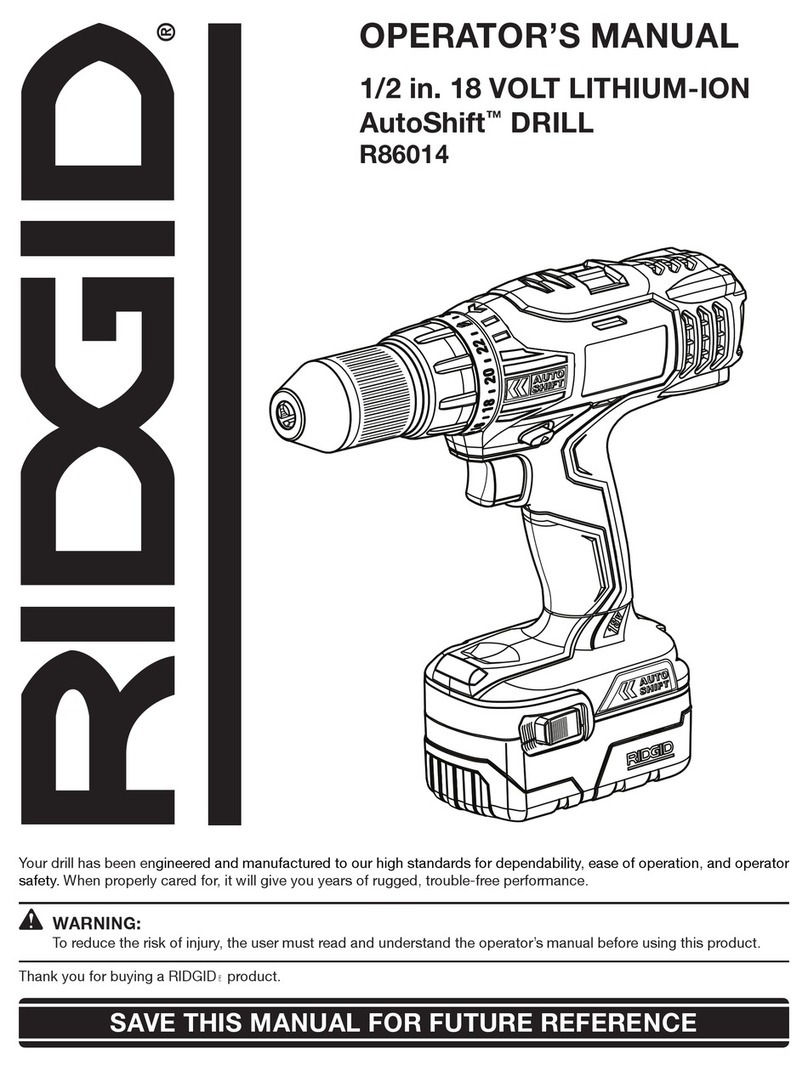 RIDGID AUTOSHIFT R86014 User manual