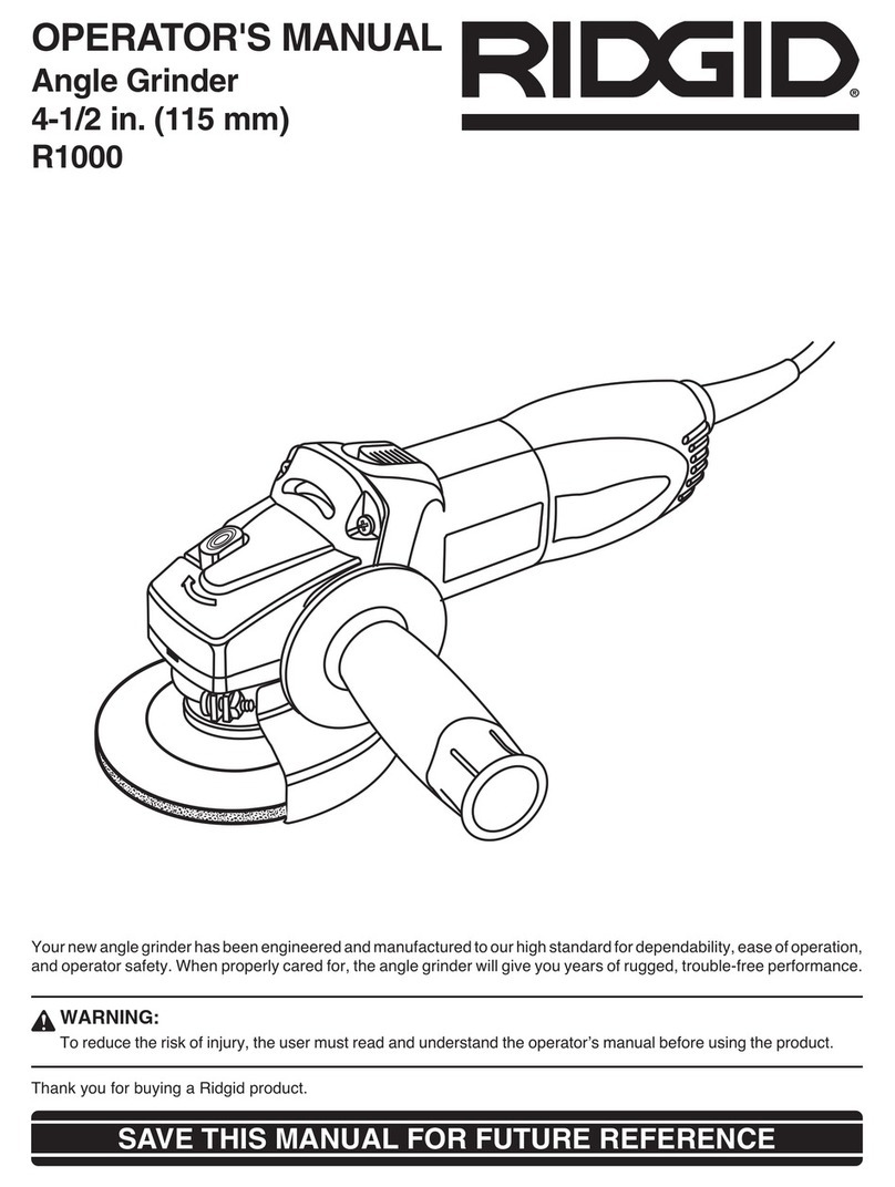 RIDGID R1000 Operator's manual