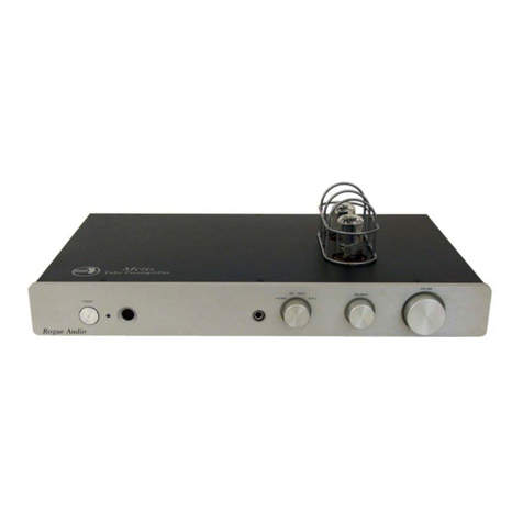 Rogue Audio METIS METIS Vacuum Tube Preamplifier User manual