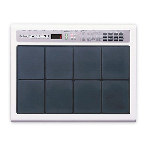 Roland SPD-20 User manual