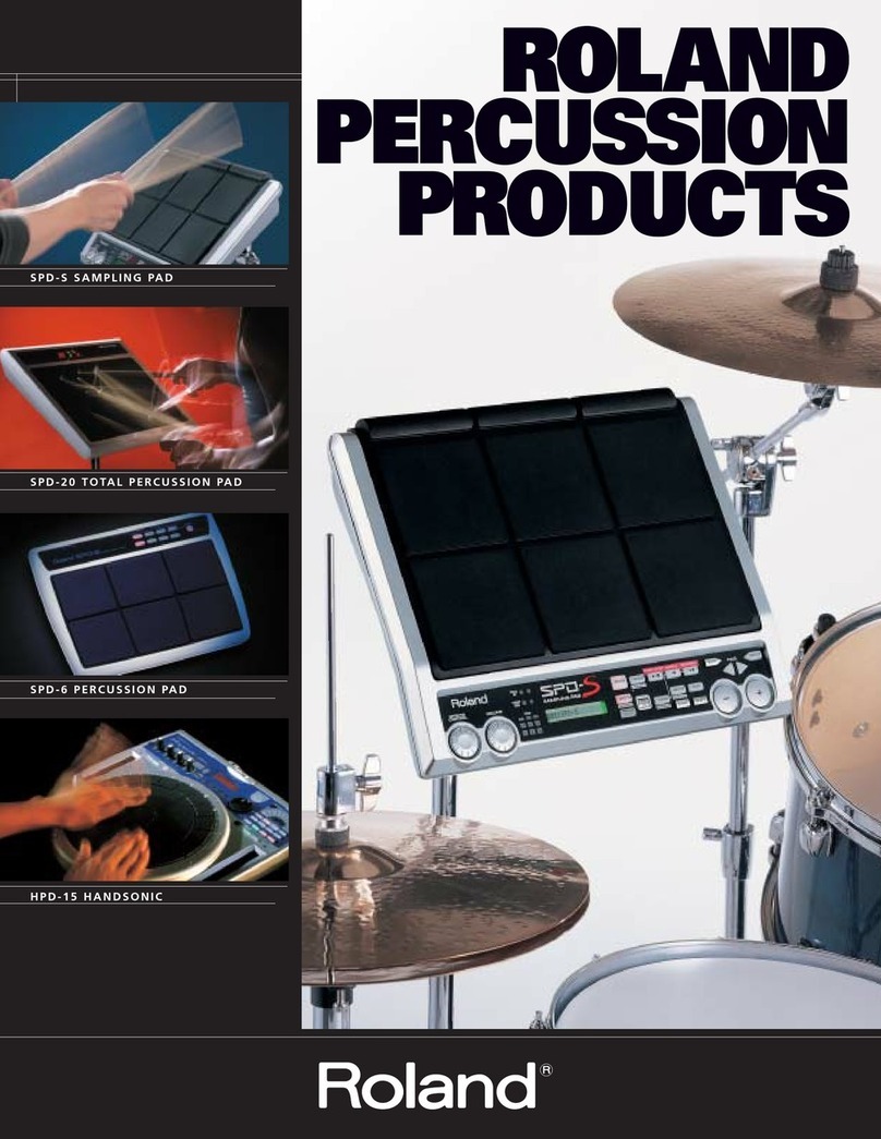Roland SPD-6 User manual