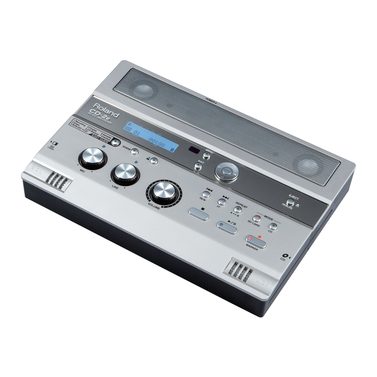Roland CD-2e User manual