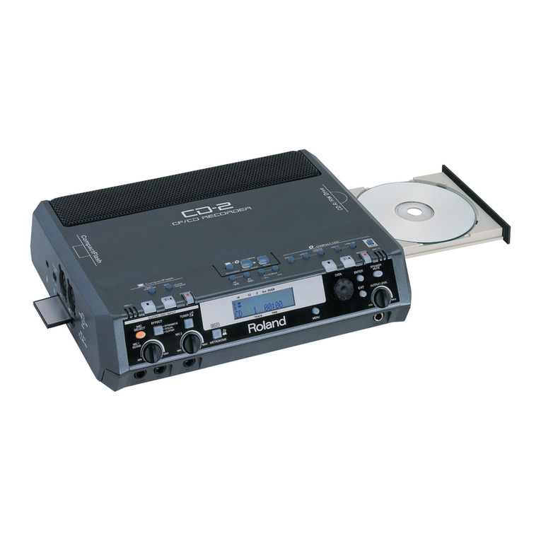Roland CD-2 User manual