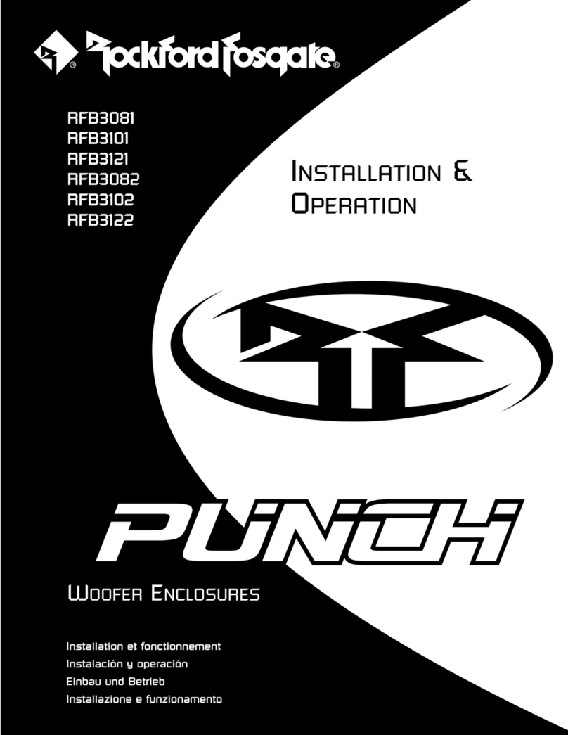 Rockford Fosgate RFB3081 Punch Guide