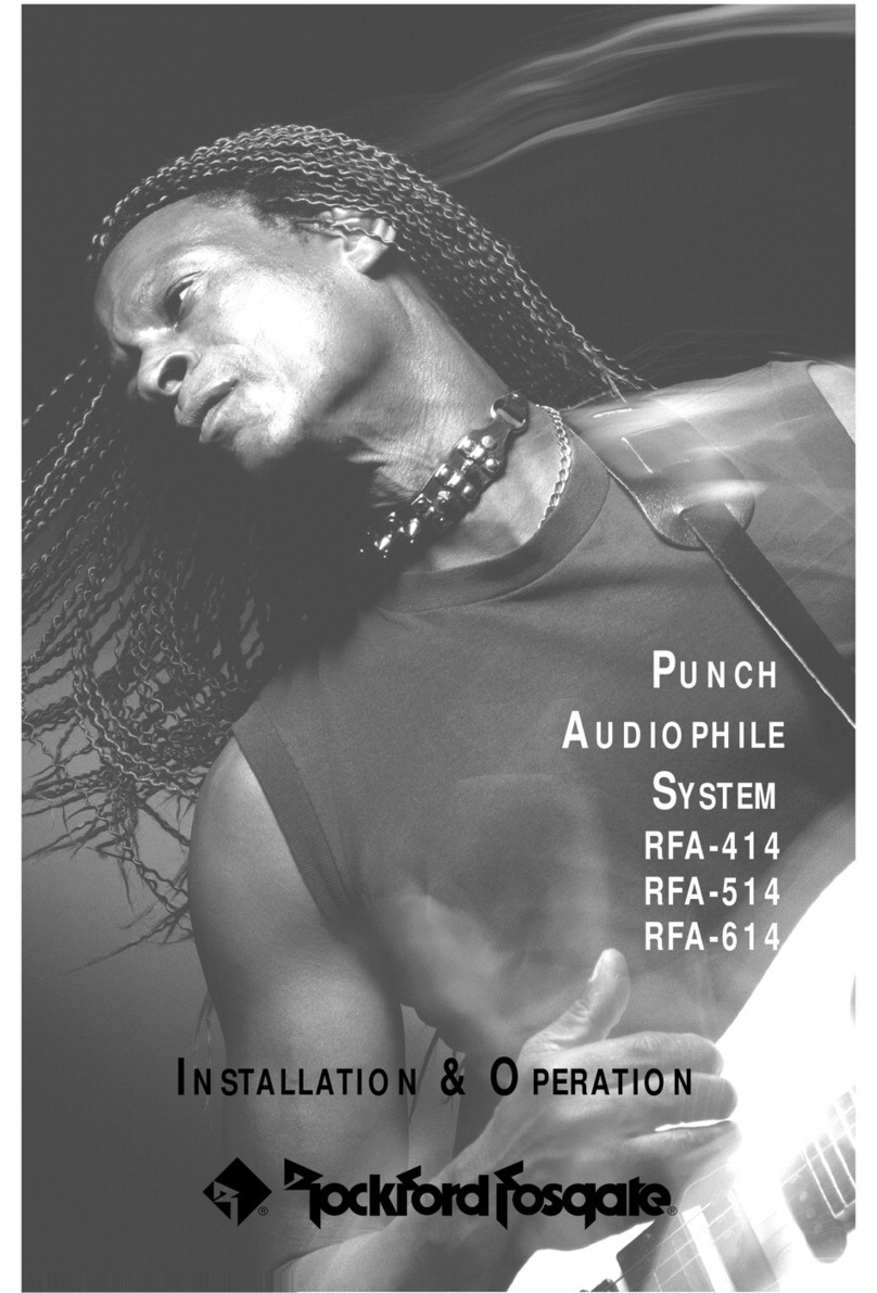 Rockford Fosgate Punch RFA-414 Guide