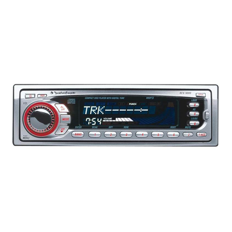 Rockford Fosgate RFX9000 Installation & operation