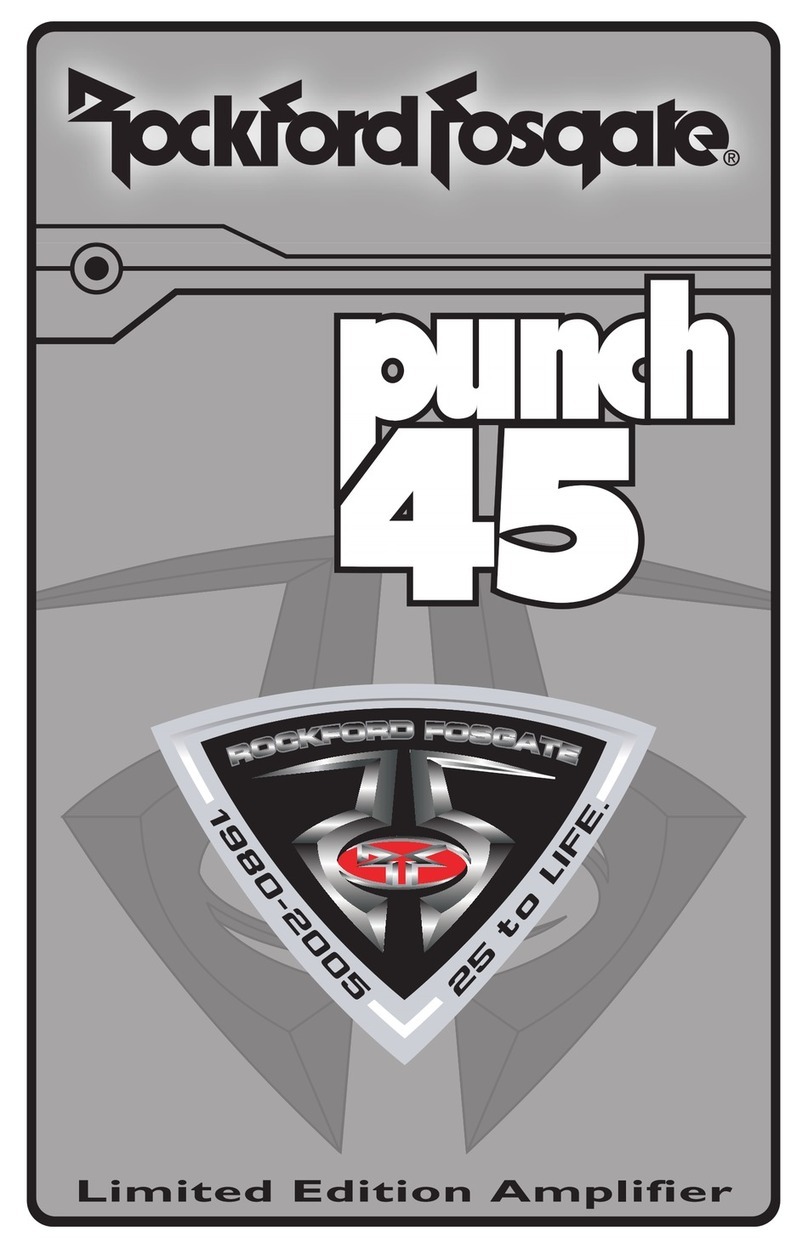 Rockford Fosgate Punch 45 user manual