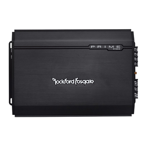 Rockford Fosgate Prime R150-2 Installation & operation manual