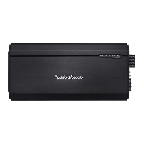 Rockford Fosgate Prime R300-4 Installation & operation manual Rockford Fosgate Prime R300-4 Installation & operation manual