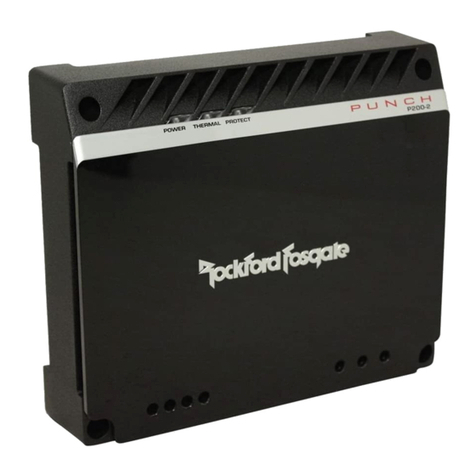 Rockford Fosgate Punch P300-2 Owner's manual