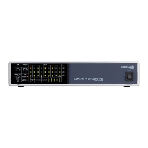 Roland Cakewalk VS-700R User manual