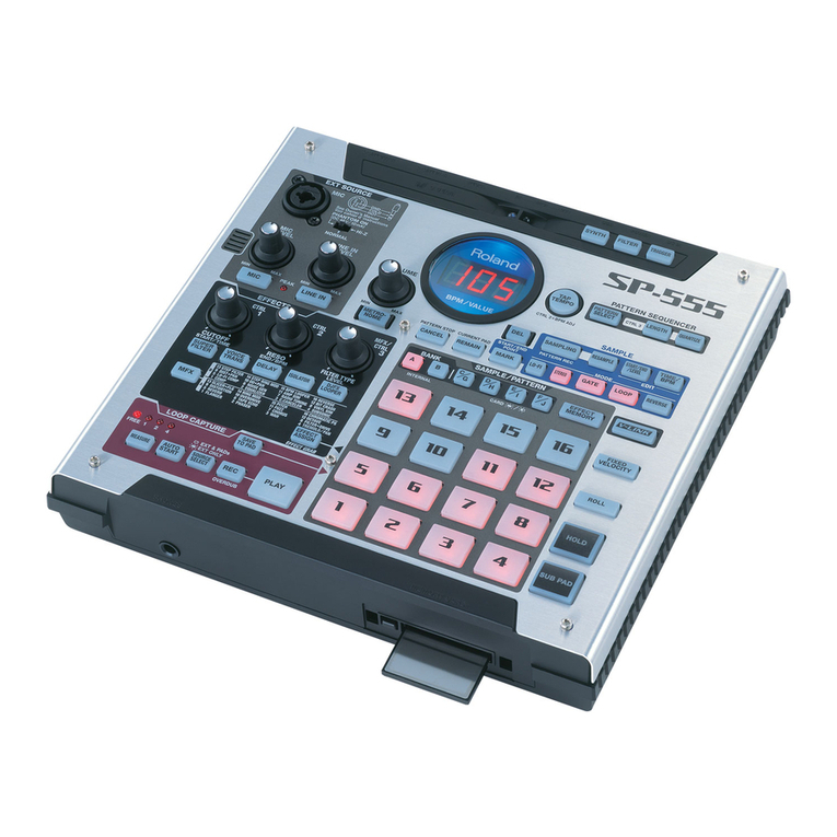 Roland SP-555 User manual