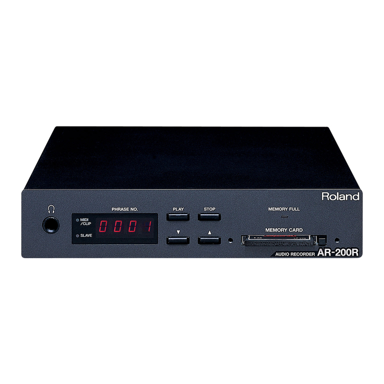 Roland RSS AR-3000R User manual