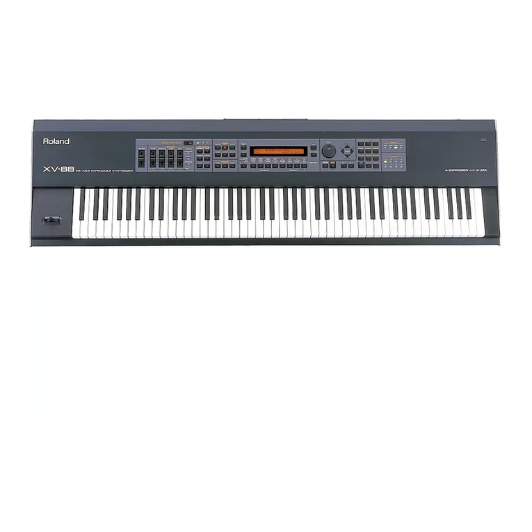 Roland XV-88 User manual