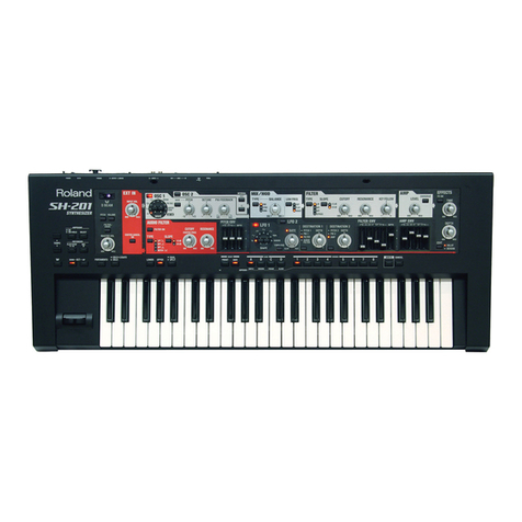 Roland SH-201 User manual