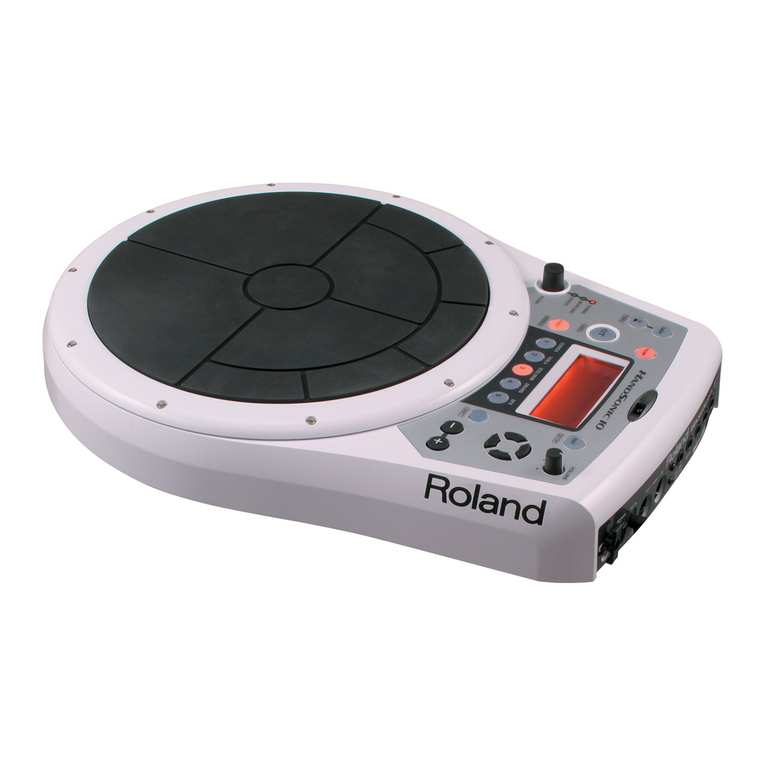 Roland HandSonic 10 User manual