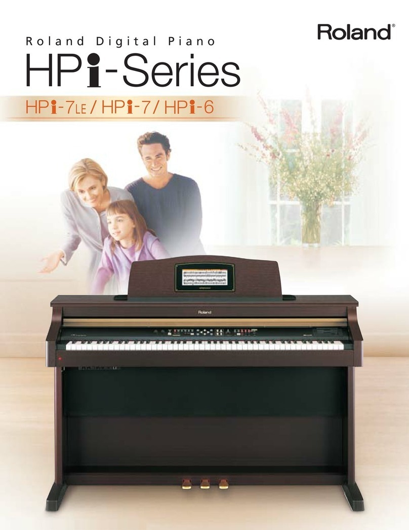 Roland HP -6 User manual