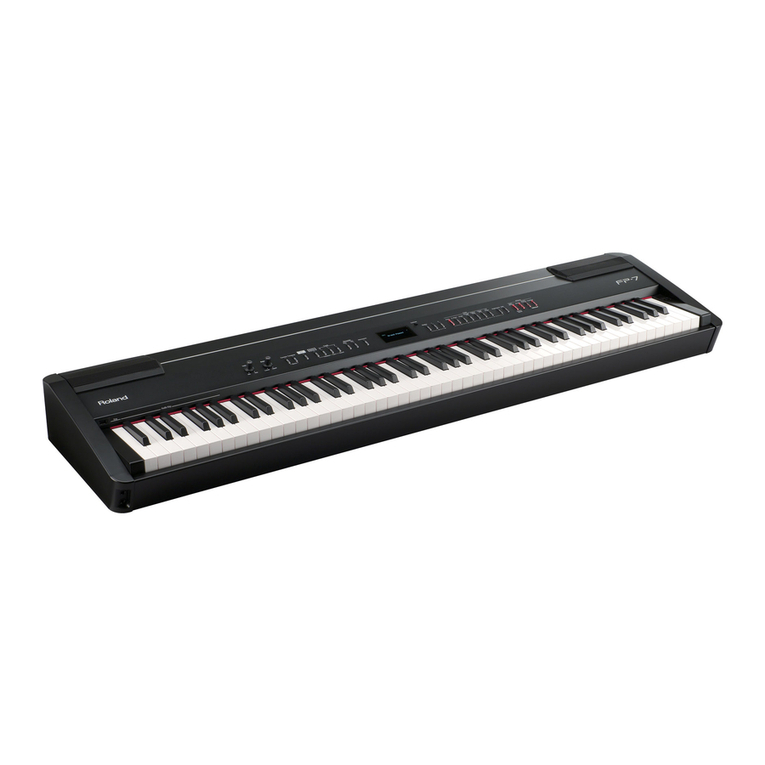 Roland FP-7 User manual