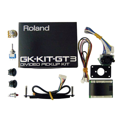 Roland GK-KIT-GT3 User manual