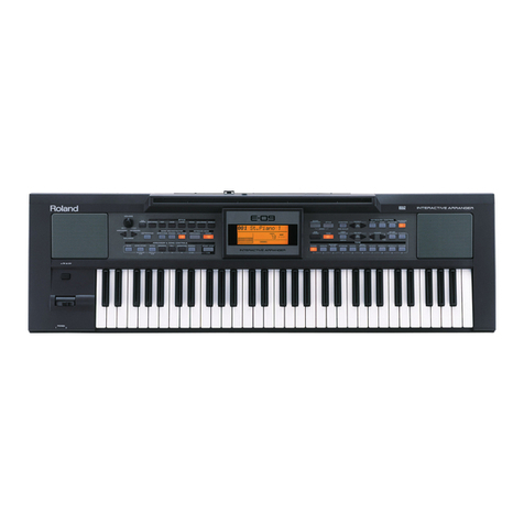 Roland E-09 User manual