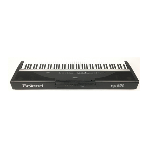 Roland EP-880 User manual