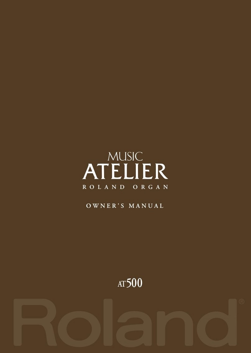 Roland Music ATELIER AT500 User manual