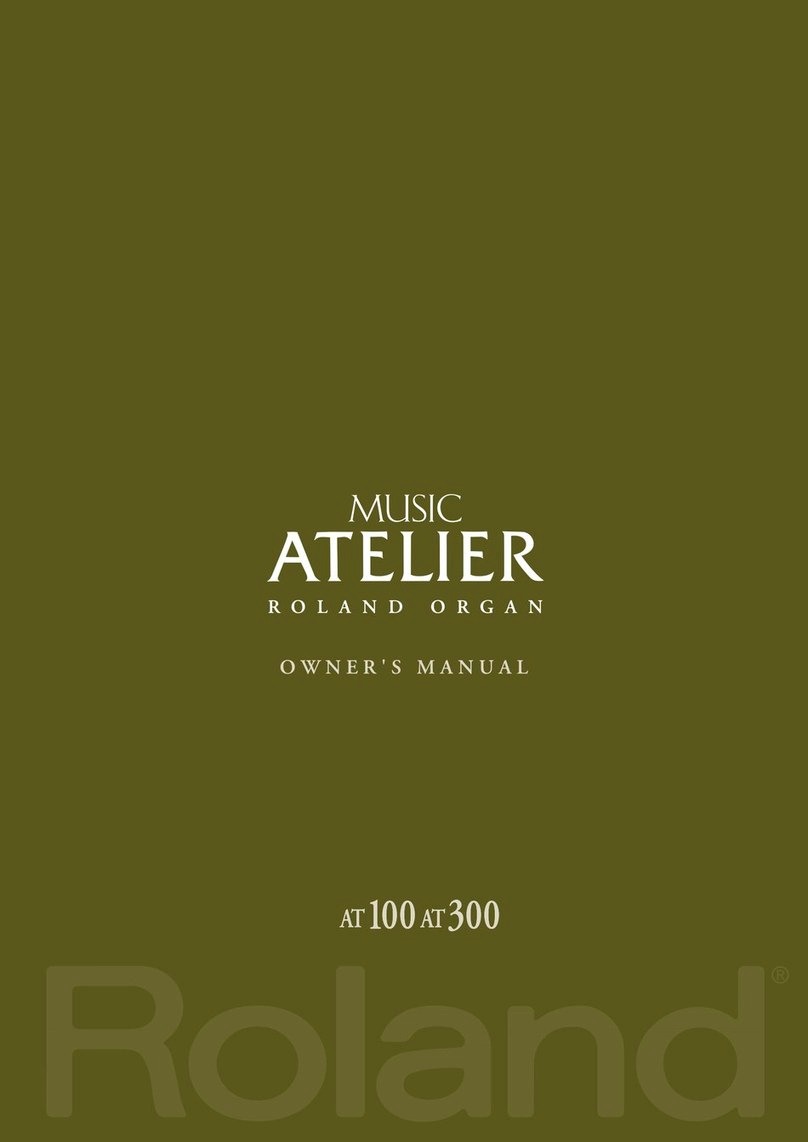 Roland Music ATELIER AT300 User manual
