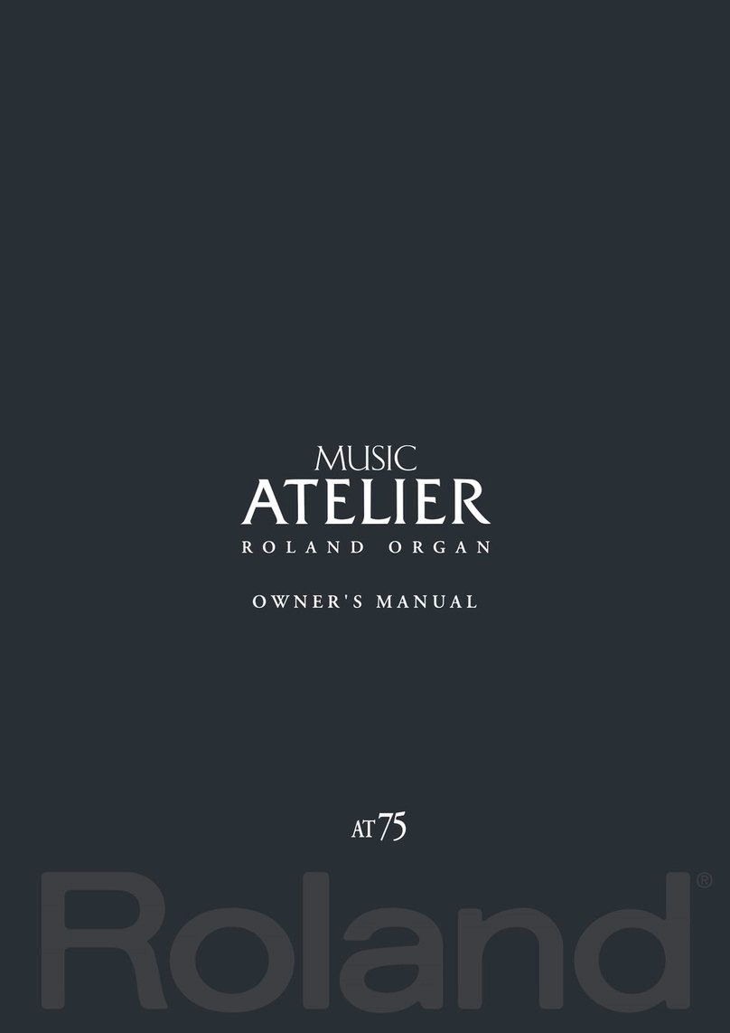 Roland ATELIER 5100001499 User manual