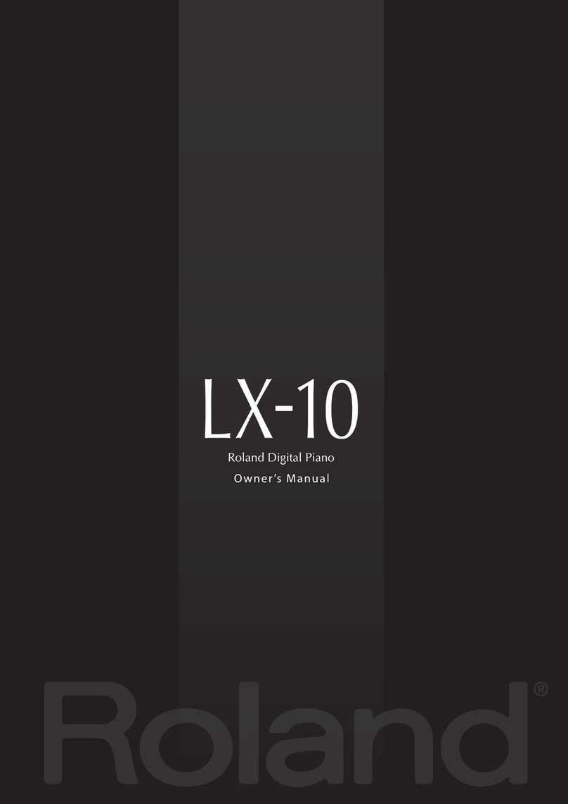 Roland LX-10 User manual