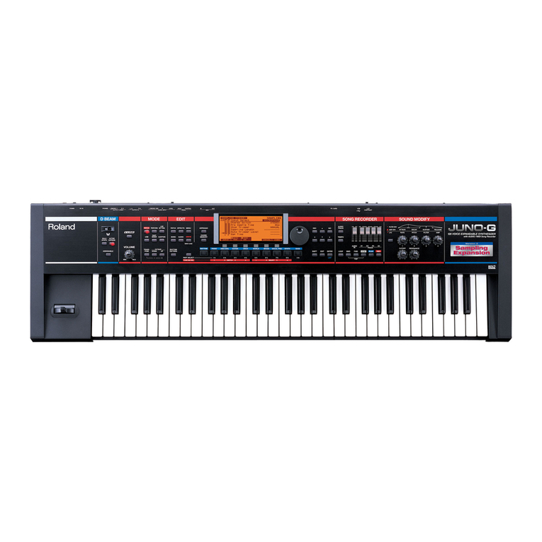 Roland JUNO-G User manual