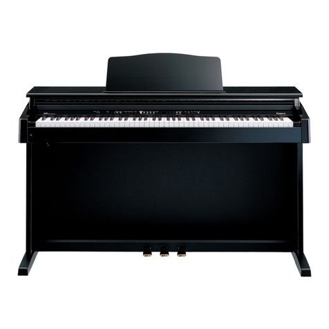 Roland HP103 User manual Roland HP103 User manual