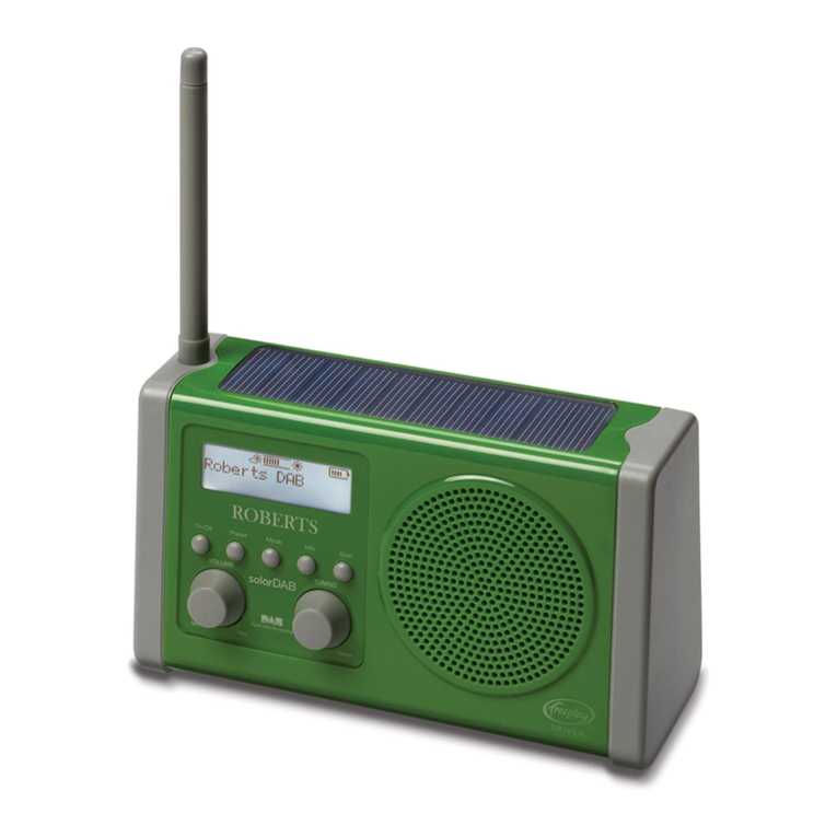 Roberts SolarDAB Solar Powered DAB Radio Mounting instructions