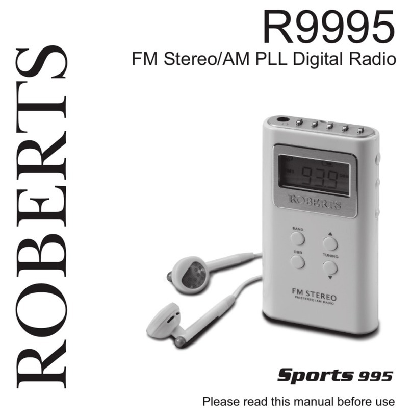 Roberts R9995 owner's manual