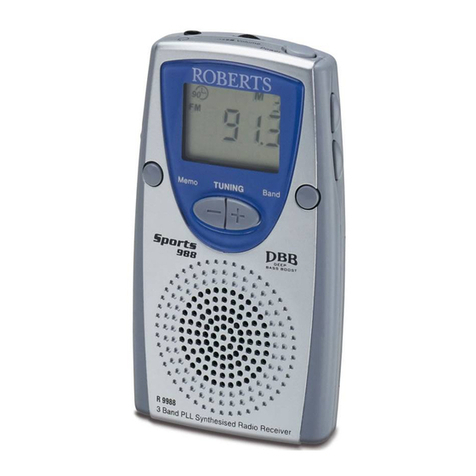 Roberts R9988 User manual