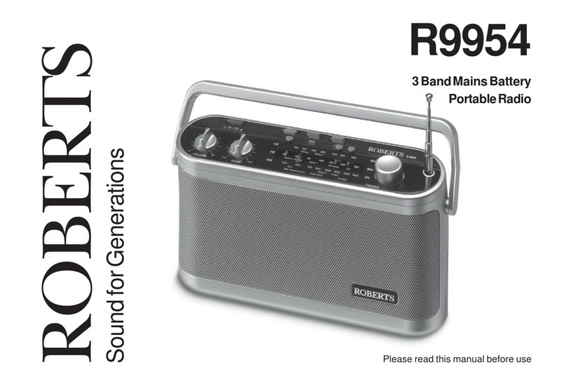Roberts R9954 User manual Roberts R9954 User manual
