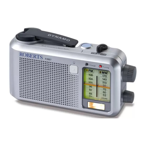 Roberts Multi-Powered 2 Band Radio R9957 user guide