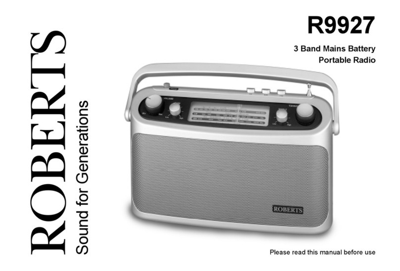 Roberts R9927 User manual Roberts R9927 User manual