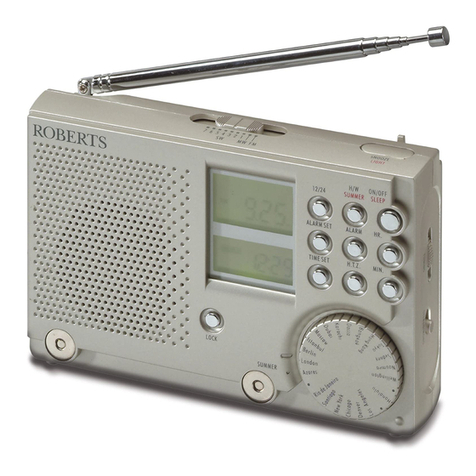 Roberts Analogue World Radio R9968 user guide