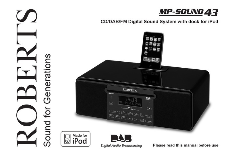 Roberts MP-43 User manual