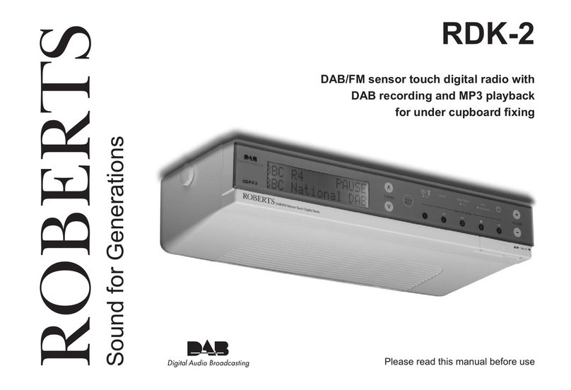 Roberts RDK-2 User manual