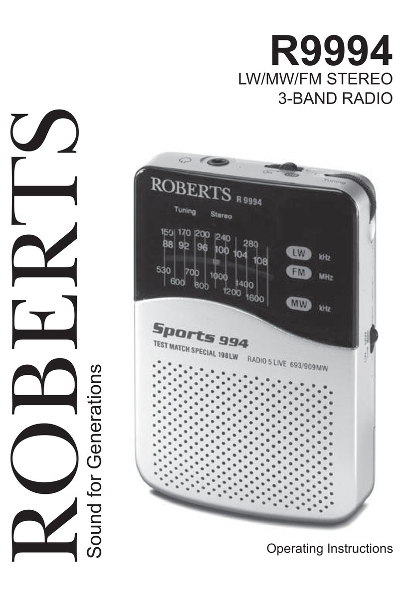 Roberts R9994 User manual