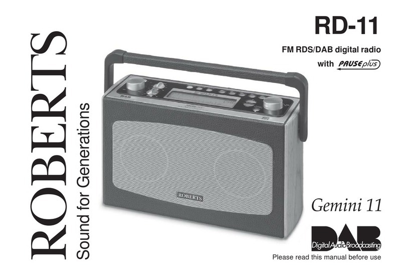 Roberts Gemini 11 RD-11 User manual