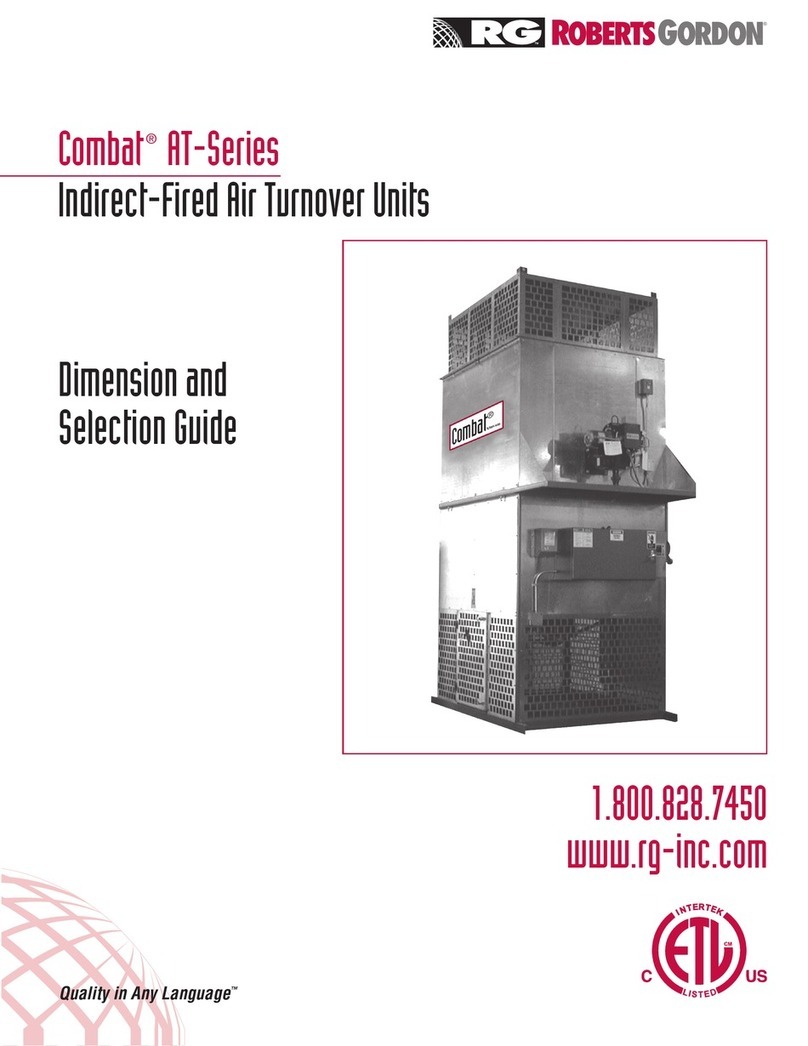Roberts Gorden Combat AT-154 manual
