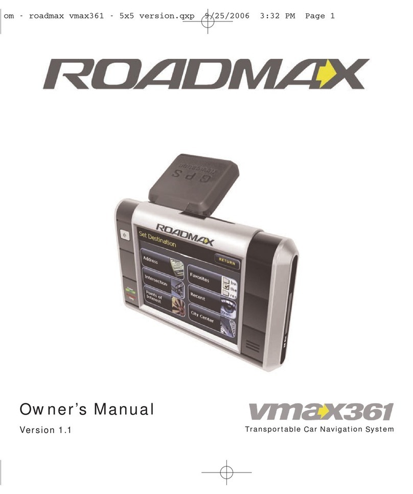 Roadmax VMAX361 owner's manual