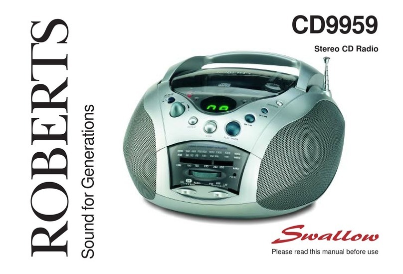 Roberts Swallow CD9959 manual